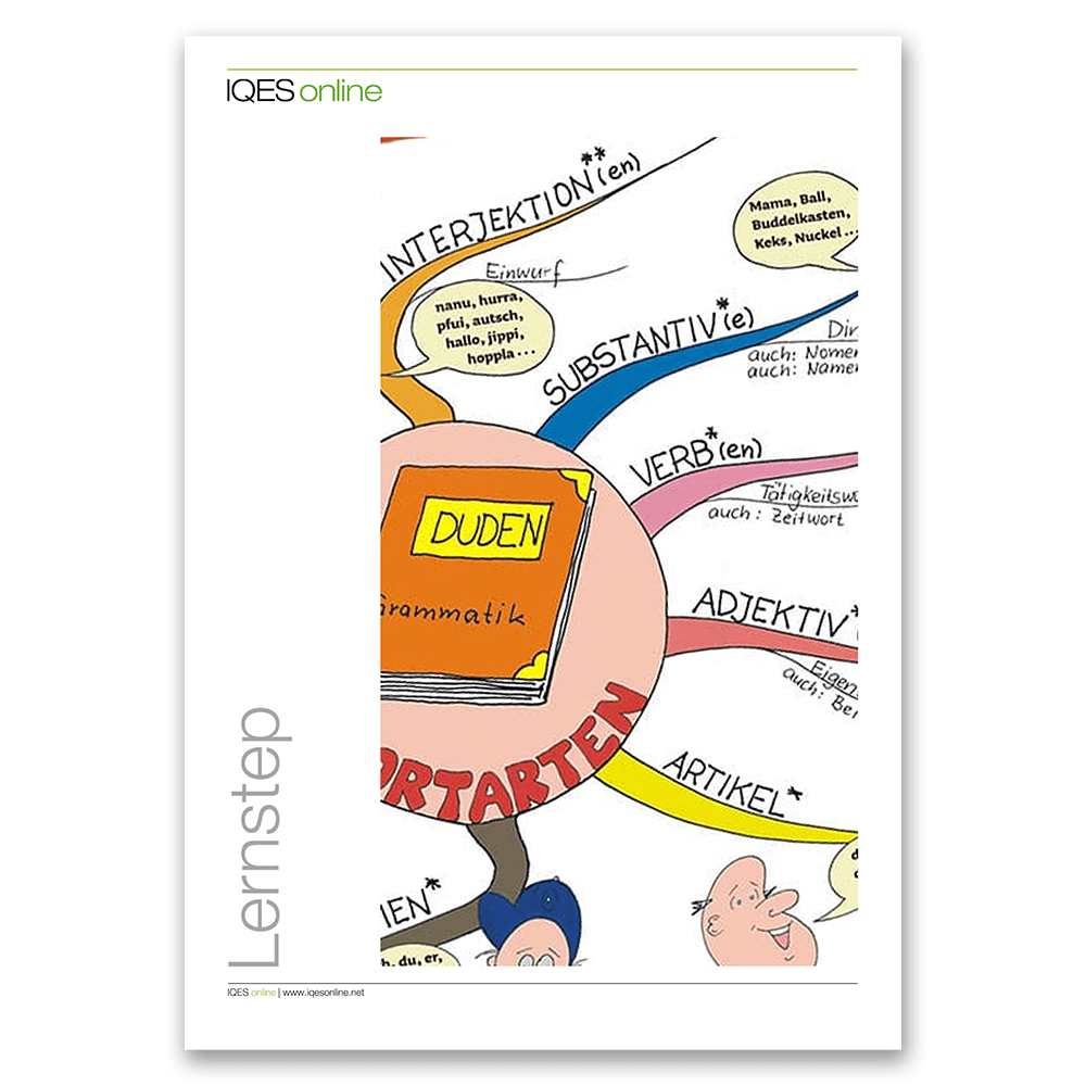 Titelseite des LernSteps Wortarten