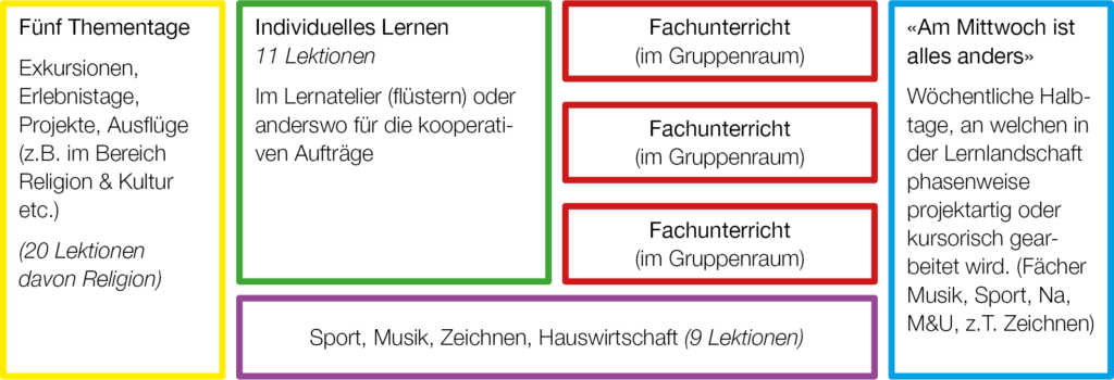 Organisation Lektionen