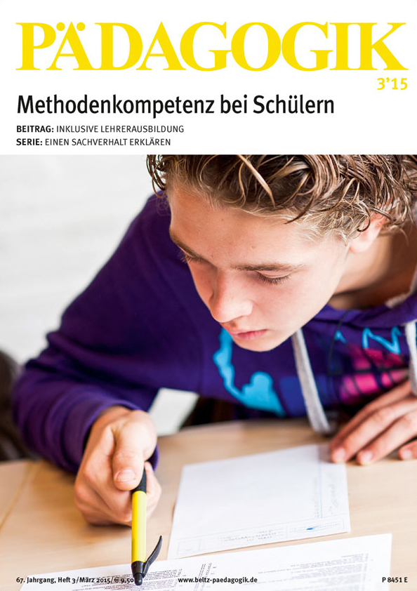 Cover der Zeitschrift PÄDAGOGIK 03/2015