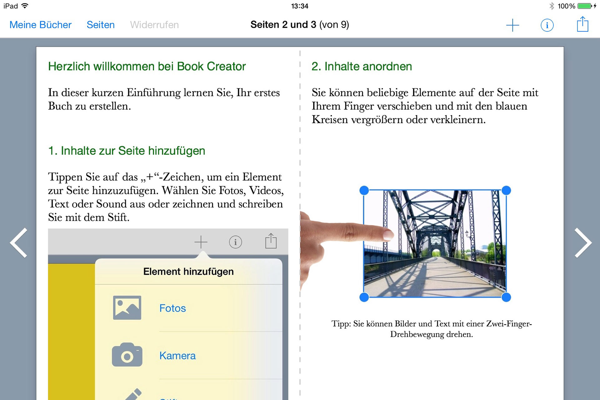 zur Appbeschreibung von BookCreator