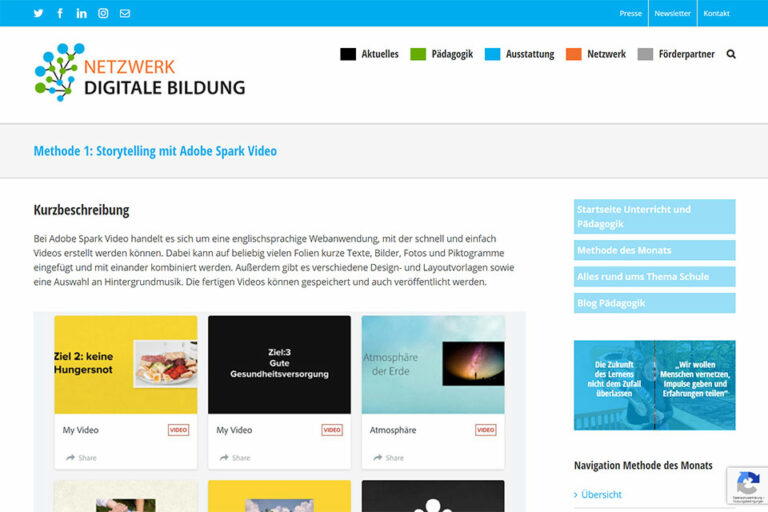zum Beitrag Storytelling mit Adobe Spark Video von Stefan Schwarz