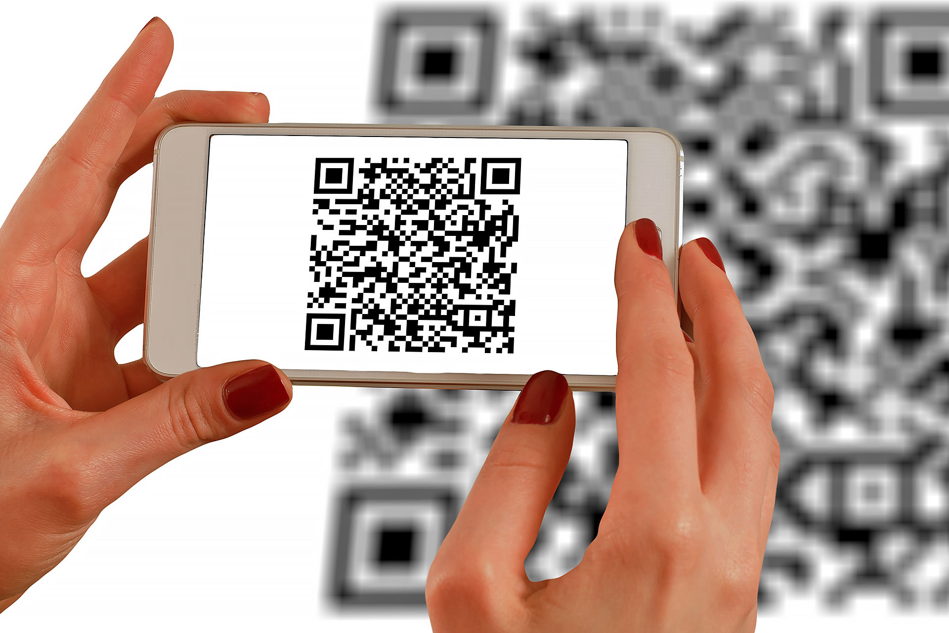 zur Beschreibung der Nutzung von QR-Codes