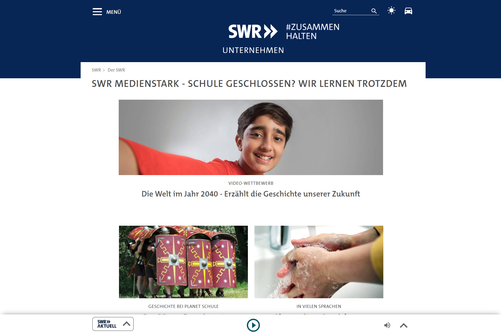 zum Themenüberblick «Medienkompetenz» von SWR