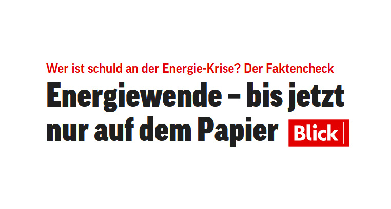 Blick Artikel Energiewende