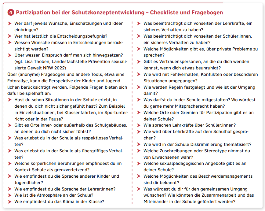 Checkliste Frageborgen